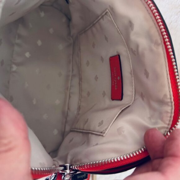 ✨ Kate Spade Dome Crossbody in Stoplight Red - EUC ✨ - Picture 4 of 7